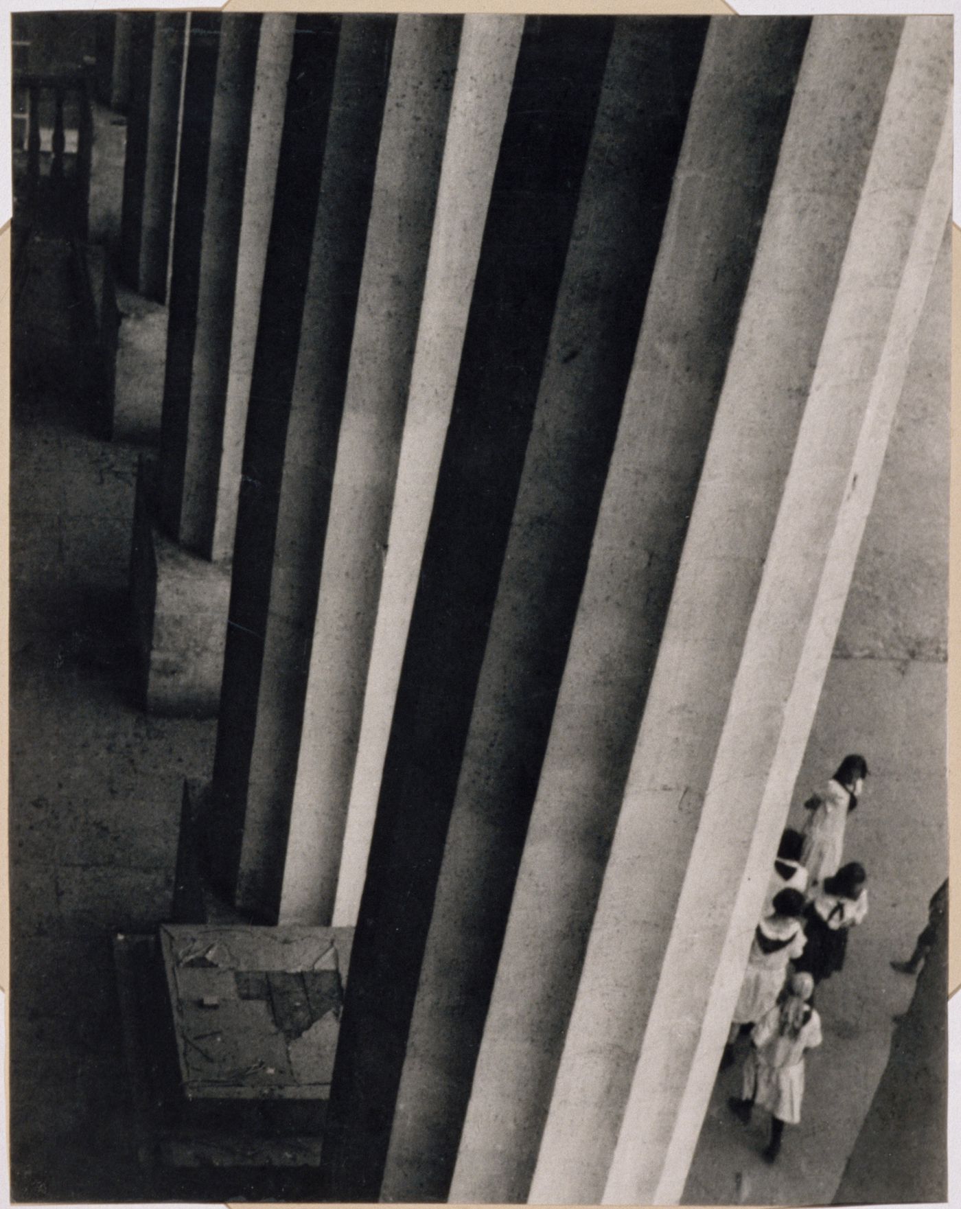 View of the colonnade of the Revolution Museum (formerly the English Club), Moscow