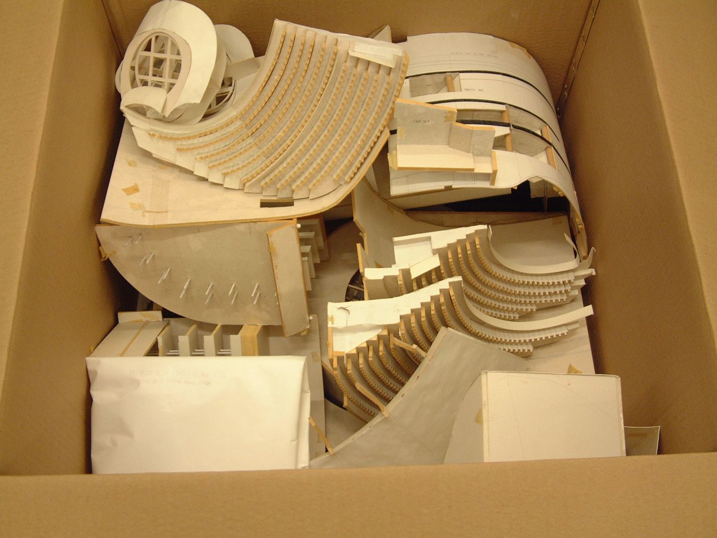Models for interior, seating, lobbys and roof of theatres