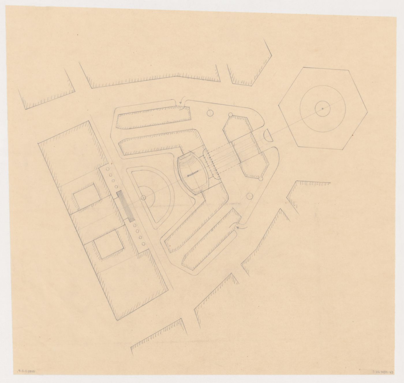 Plan for Industriegebouw Plan A and monument plaza for the reconstruction of the Hofplein (city centre), Rotterdam, Netherlands