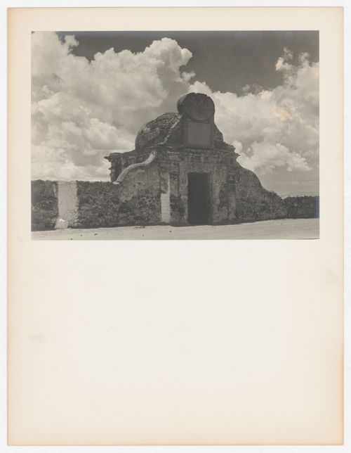 View of the Sentinel Station, the old Texcoco-Zumpango Causeway [?], Mexico