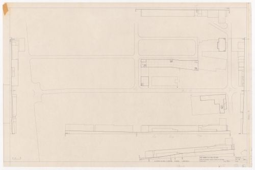 Level one plan for Centro Cultural de Sines, Sines, Portugal
