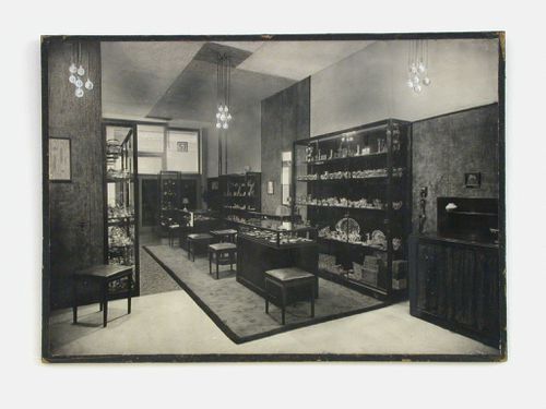 Interior view of the G.Z.C. Jewelery Store, Amsterdam, Netherlands