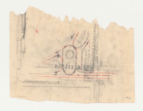 Lehigh Airports Competition Entry: Detail for airport plan showing airplane circulation pattern