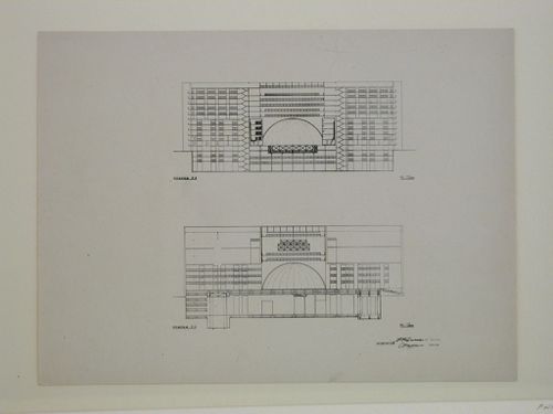 Photograph of a section for a Red Army Theater, Moscow
