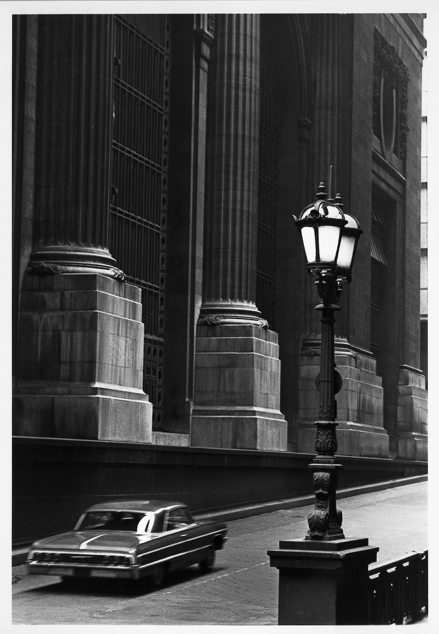 Partial view of a façade of Grand Central Station, New York City; United States