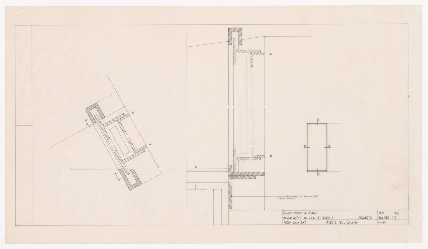 Details for Banco Borges & Irmão II [Borges & Irmão bank II], Vila do Conde, Portugal