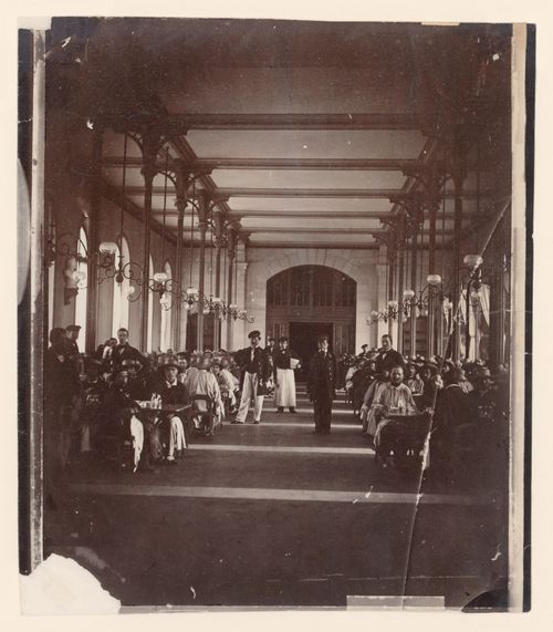 Imperial Asylum, interior view of the Refectory, Vincennes, France
