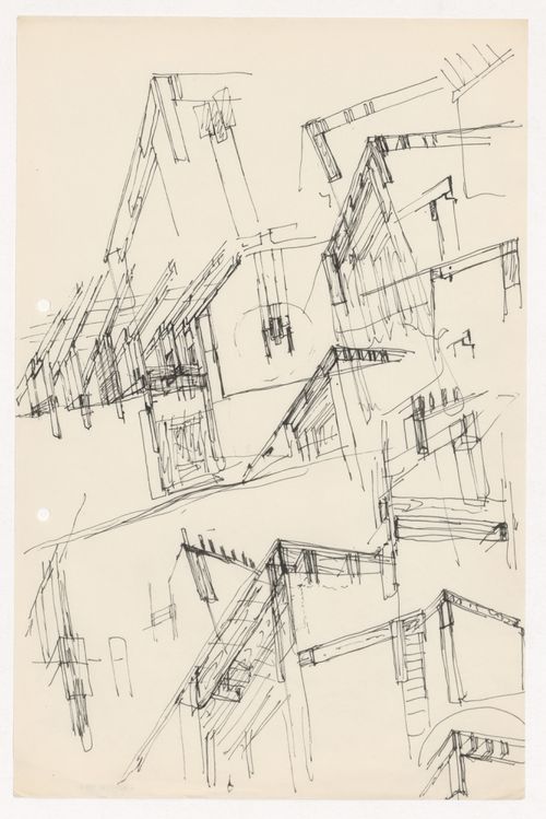 Sketches for Piscina das Marés [Ocean swimming pool], Leça da Palmeira, Matosinhos, Portugal