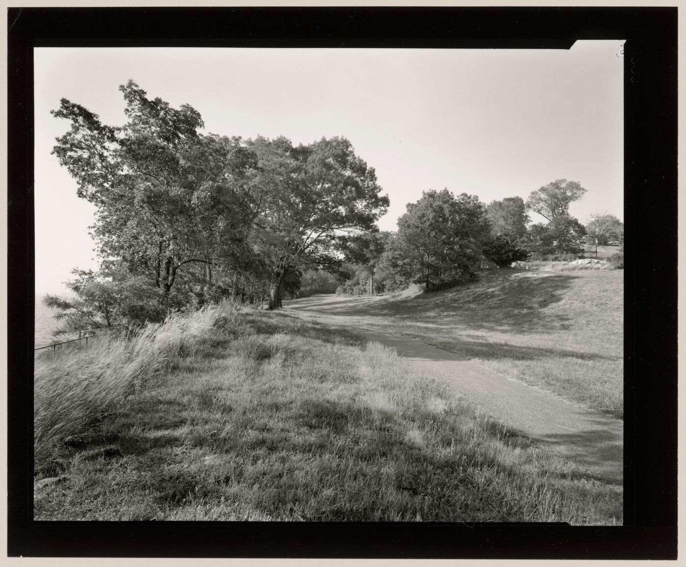 View of Road and the Hudson River, "Rockwood Hall", the William D. Rockefeller Estate, North Terrytown, New York