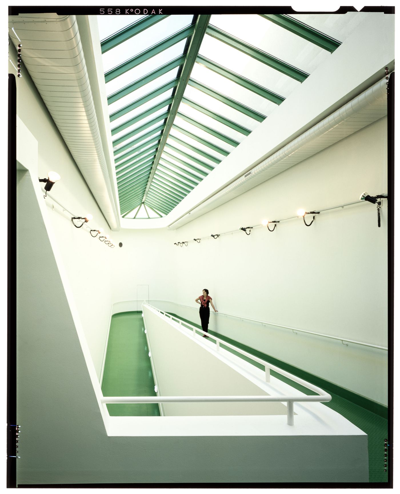 View of the theatre ramp, Staatsgalerie, Stuttgart, Germany