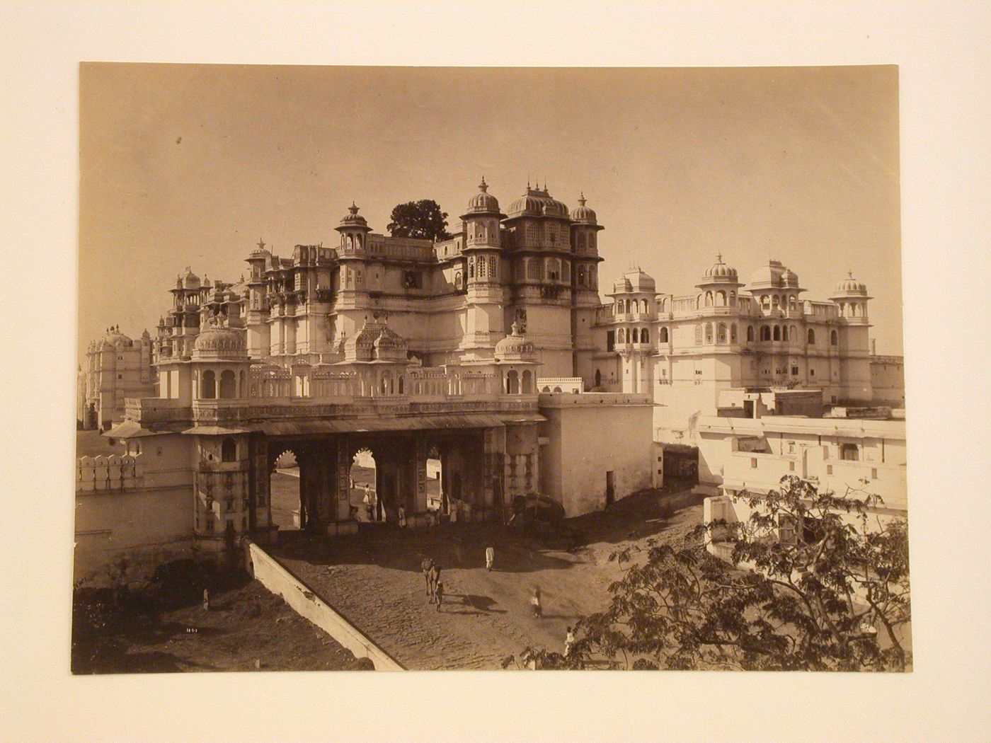 Mahrana's Palace, main entrance from the north, Udaipur, India