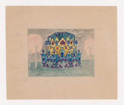 Visionary design for a round temple