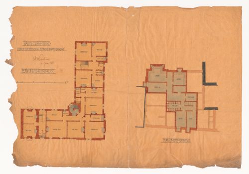 Balliol College, Oxford: Sketch for rebuilding portions towards Broad Street