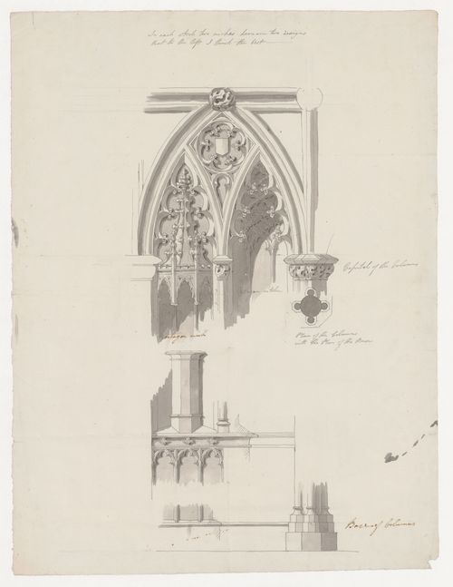 Design of a Gothic arch and other details