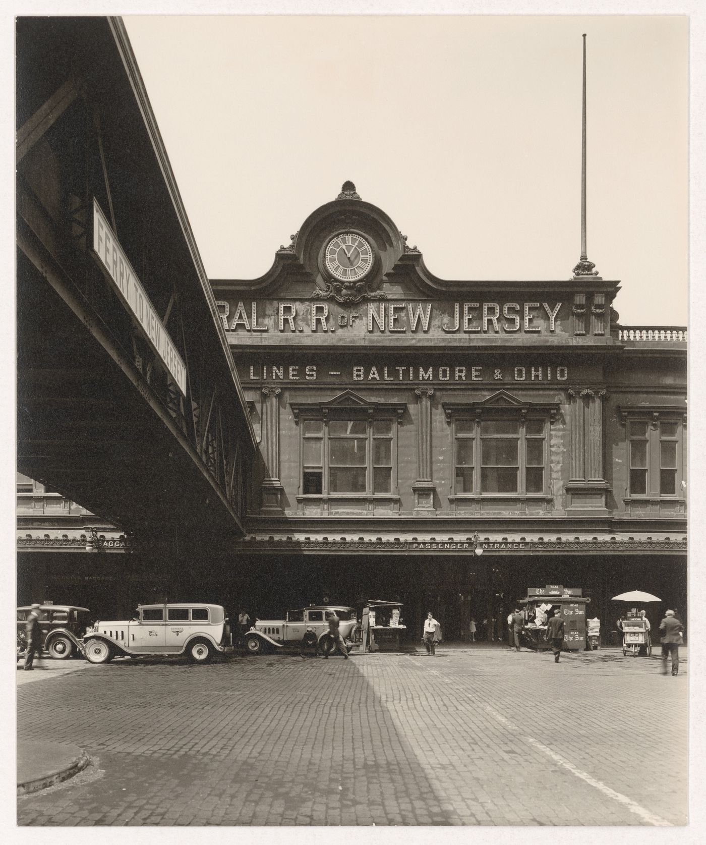 Ferry Station of the Baltimore & Ohio R.R., West St., New York City, New York