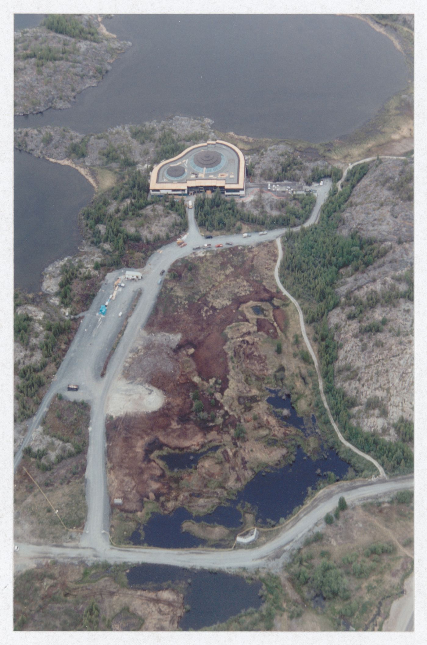 Photograph of Yellowknife Capitol Site aerial view