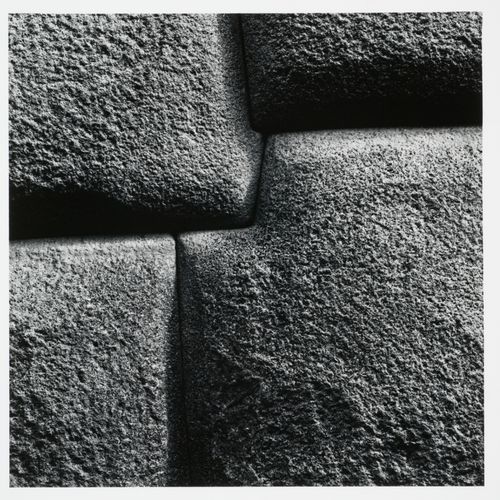 Close-up view of wall stones fitted together, Cuzco, Peru