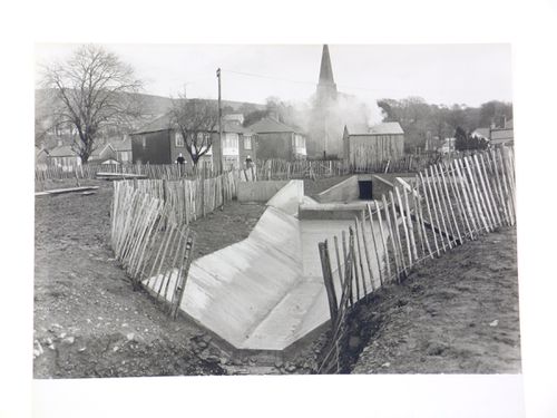 Baglan Brook post office diversion, Port Talbot Bypass, Glamorgan, Wales