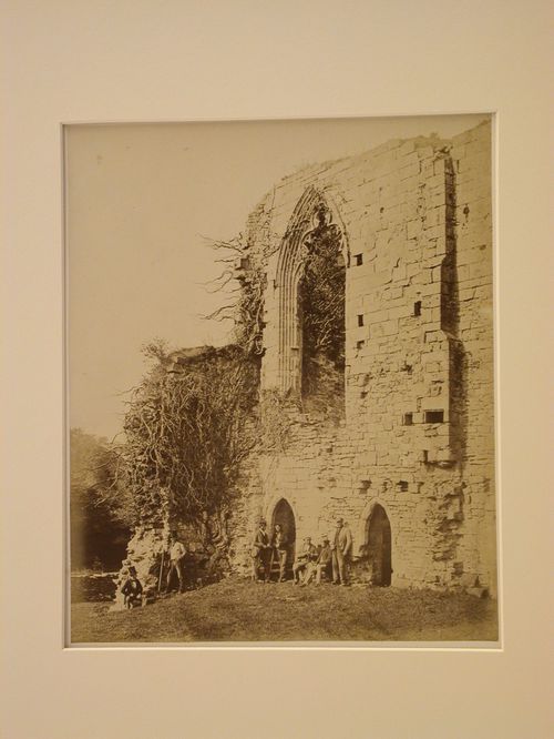 View of unidentified ruin, Yorkshire, England