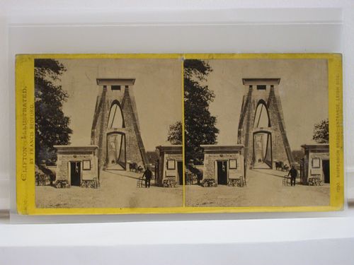 Clifton Illustrated. Suspension Bridge - entrance. Leigh side.