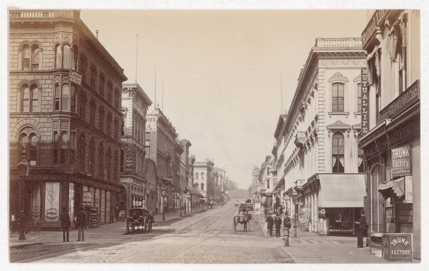 Bush St-view west, San Fransisco