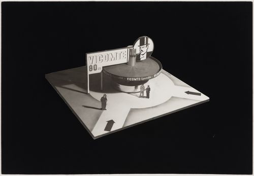 Project for Vicomte, Cigarette Kiosk, Collage