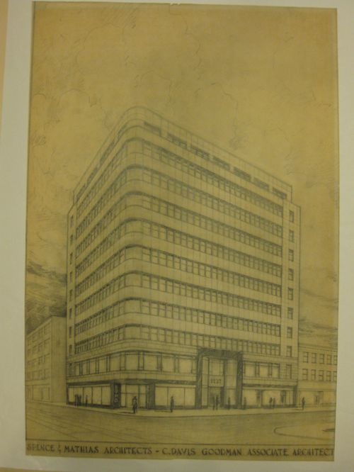 Perspective of the Philips Square Building, Montréal, Québec