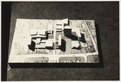 Town Centre Plan, Saint Albans, England: view of model
