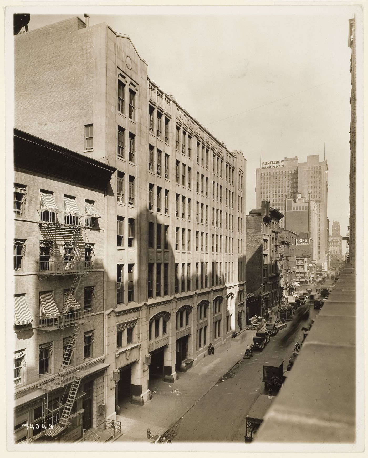 View of the Tribune Building, New York City, New York