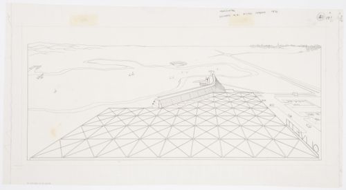 British Olivetti Headquarters, Milton Keynes, England: site perspective