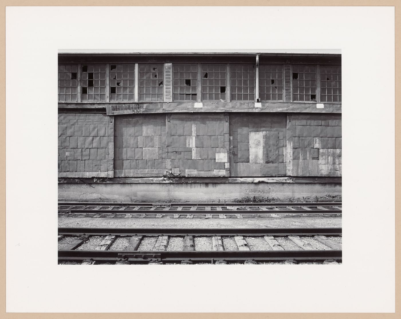 Railway loading docks and warehouse, Canadian National Railways, Winnipeg, Manitoba, from the series The Forms of Canadian Industrial Architecture