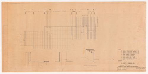 Plan for terrace for Casa Manuel Magalhães, Porto