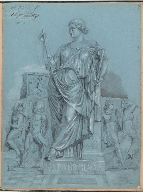 Elevation and plan of a Corinthian capital