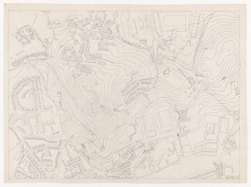Site plan for Monte Picoto, Braga, Portugal