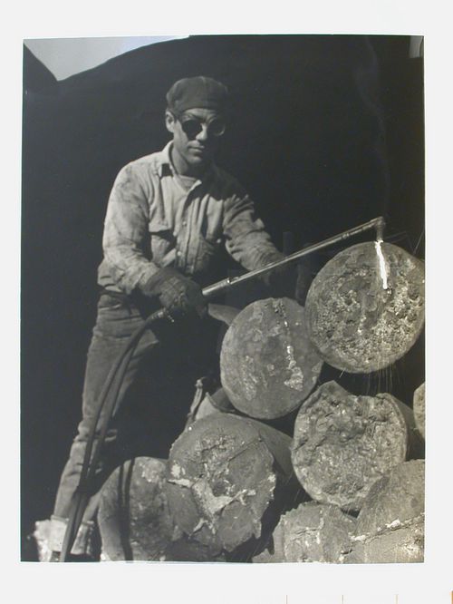 Oakland Bay Bridge under construction, San Francisco, California