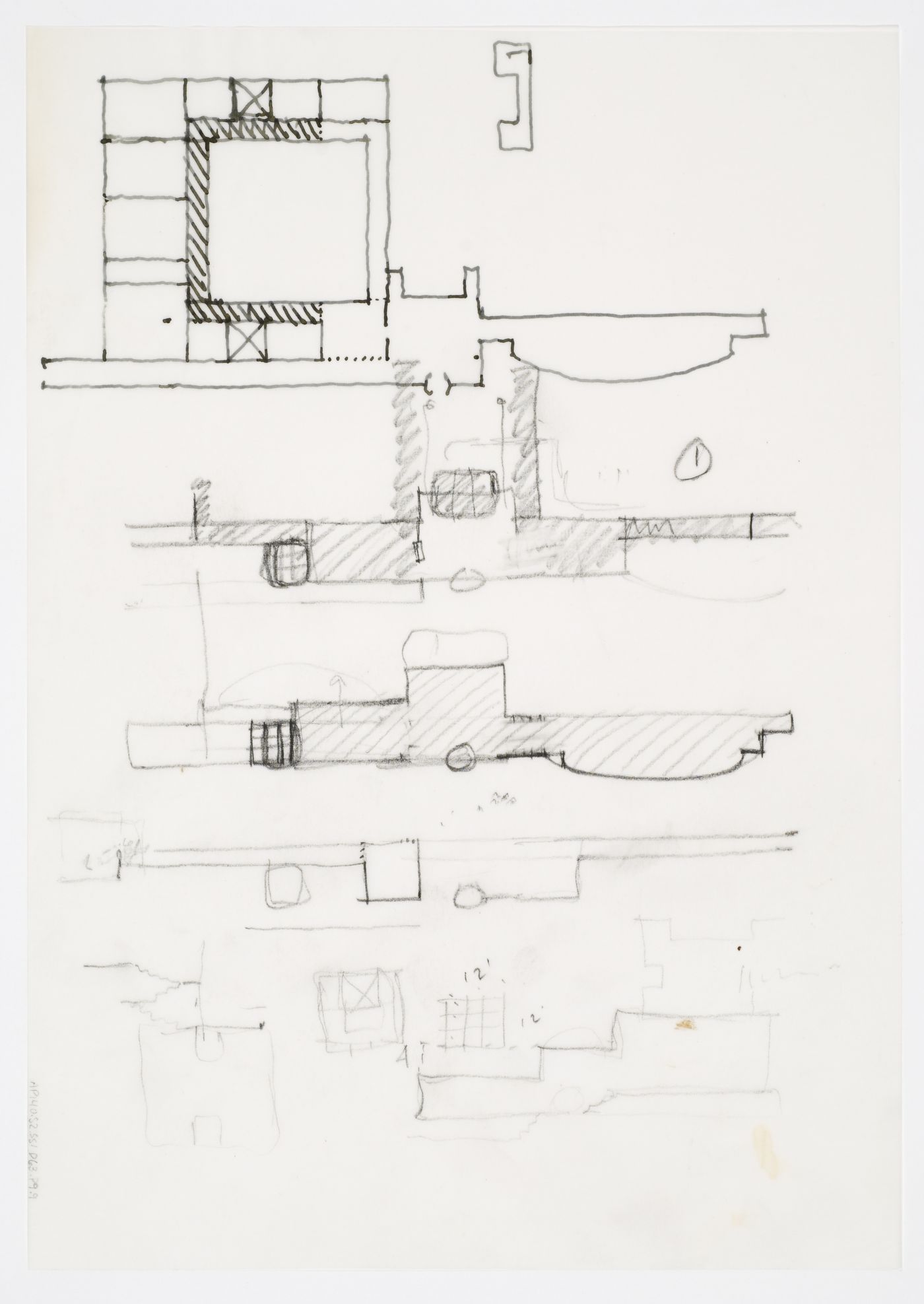 Center for Theatre Arts, Cornell University, Ithaca, New York: plans