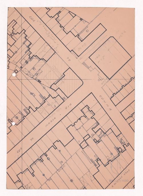 Site plan for Eng. Jorge Guimarães, Porto, Portugal