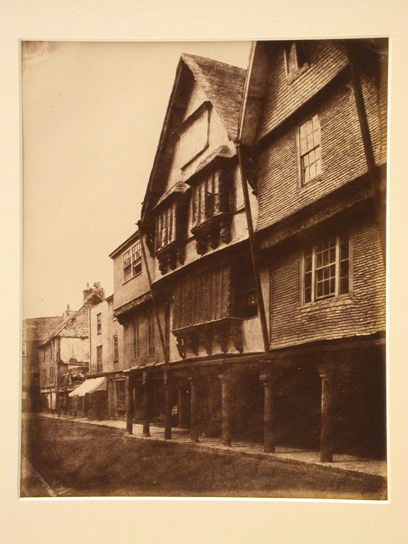 View of unidentified street in Dartmouth, Devon, England