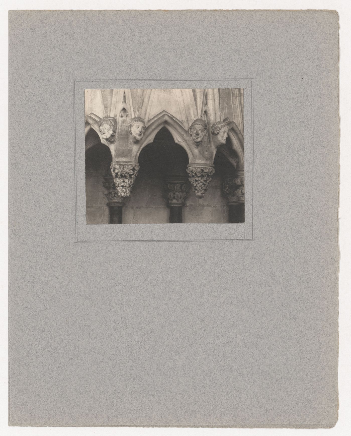 Plate from portfolio ''York Minster Chapter House''