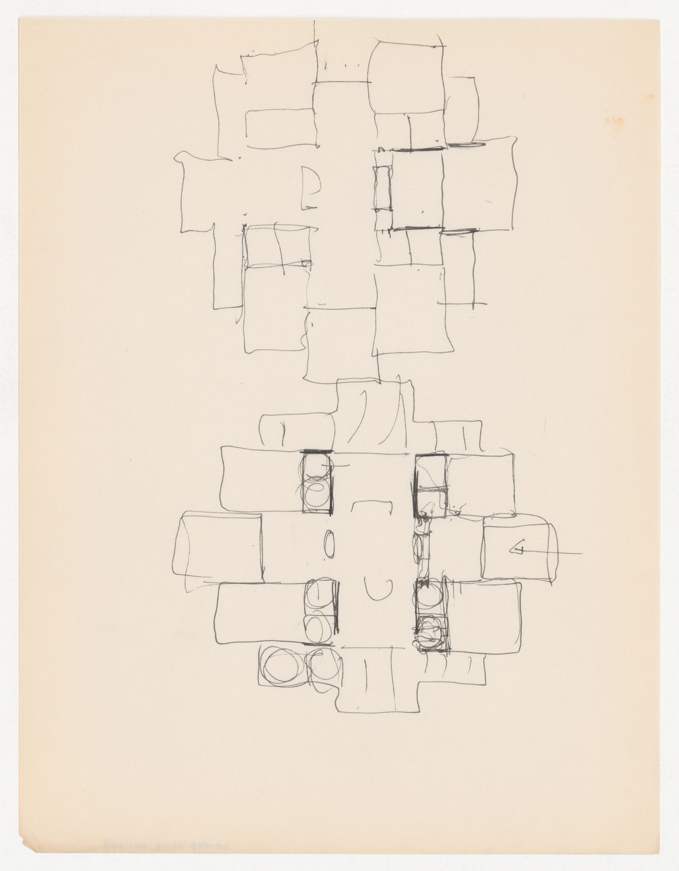 Sketch plans for Texas House 1