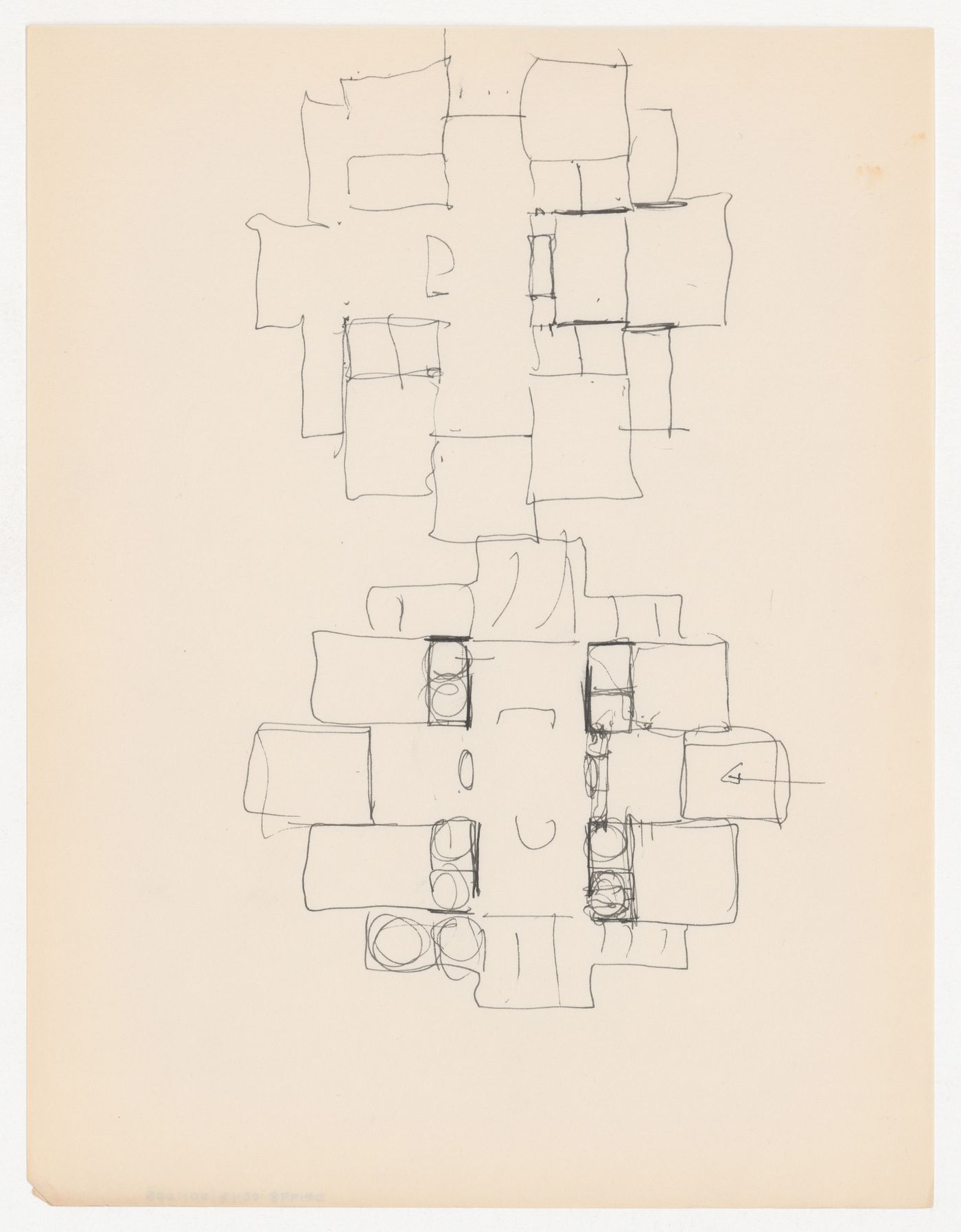 Sketch plans for Texas House 1