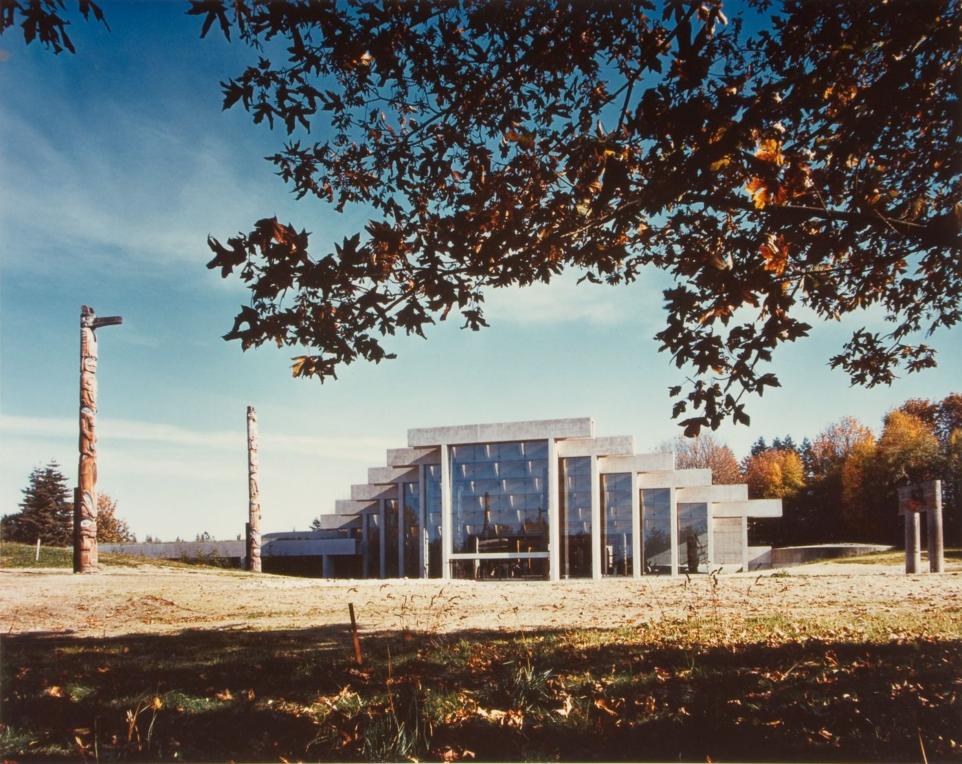 View of the Museum of Anthropology, University of British Columbia, Vancouver, British Columbia