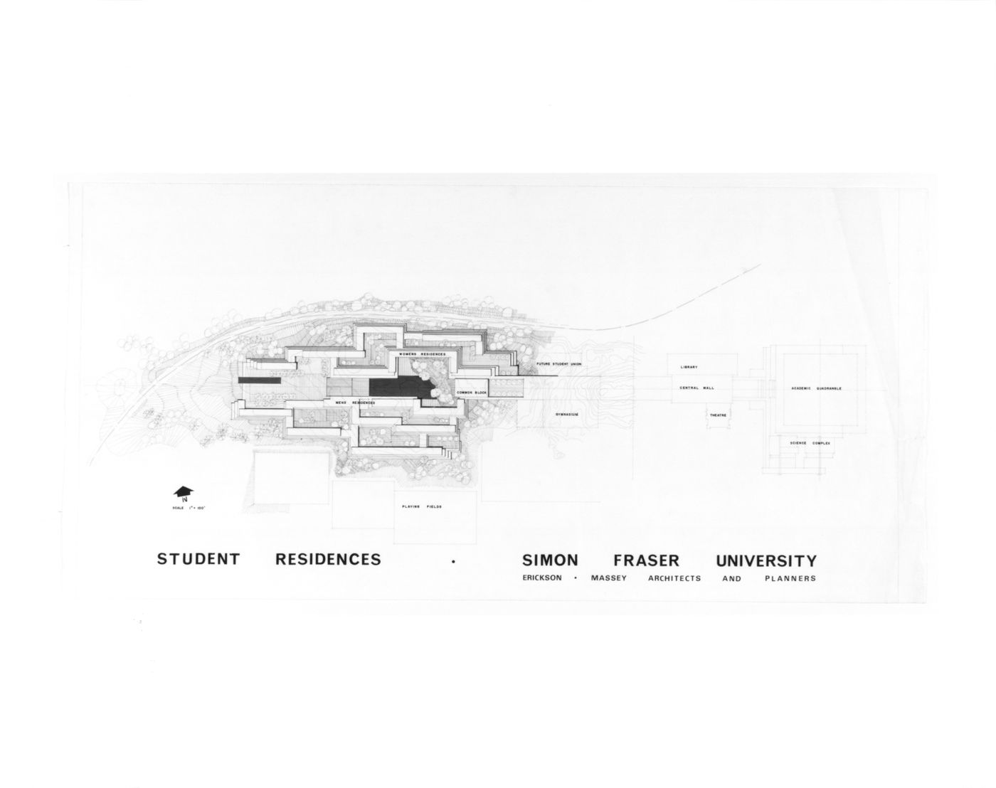 Site plans, floor plans and section, north and south elevations