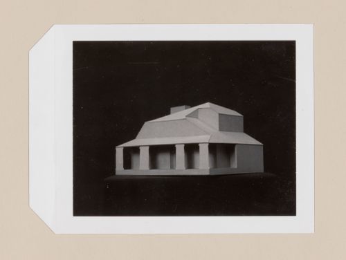 Study model for the Hanks-Paré Residence, Tuxedo Park, New York