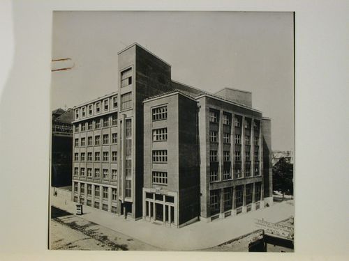 View of the building for the intellectual agricultural institutions, Prague, Czechoslovakia (now Czech Republic)