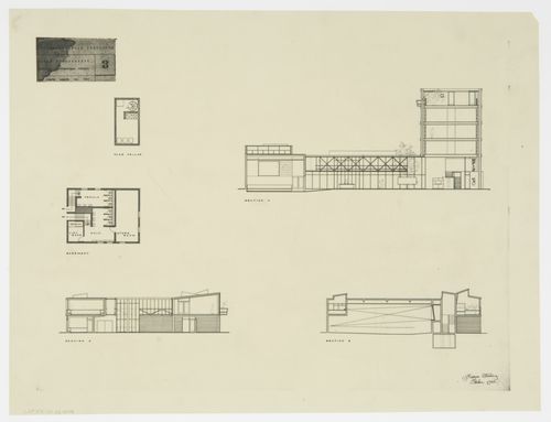 Merseyside Film Institute, Merseyside, England: plans and sections