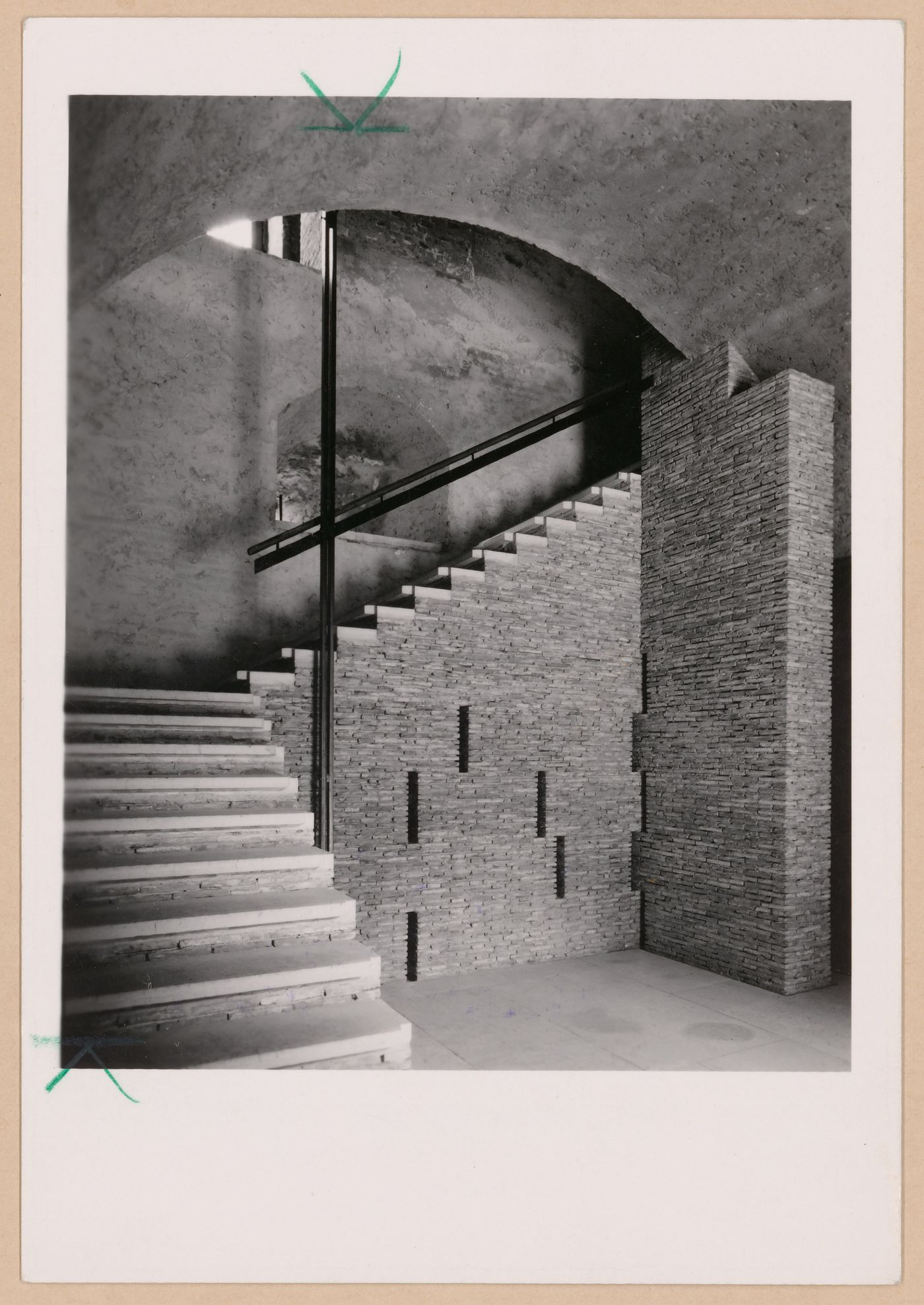 View of a staircase, Museo di Castelvecchio, Verona, Italy