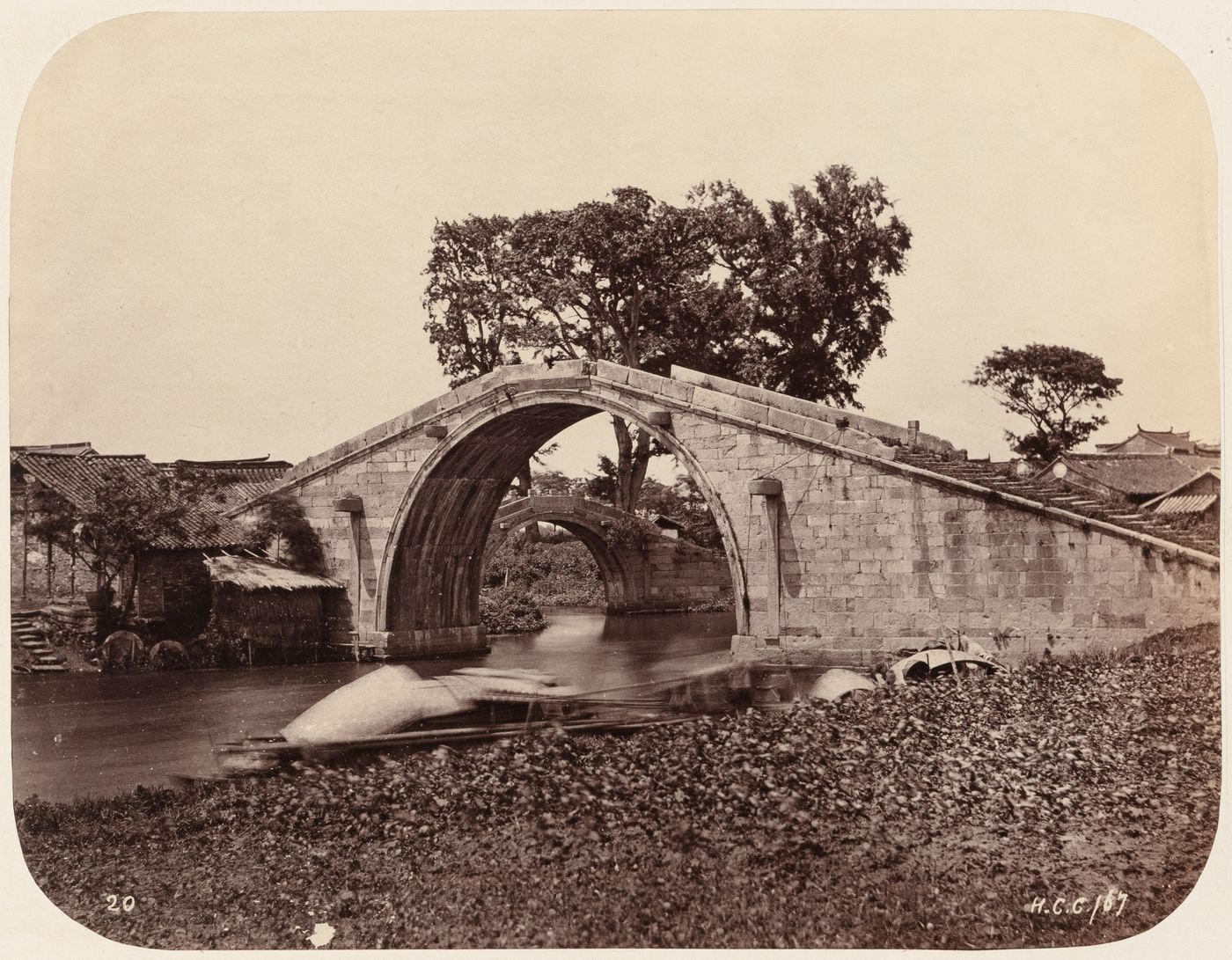 View of Wumen Bridge ?, Soochow (now Suzhou), Kiangsu Province (now Jiangsu Sheng), China
