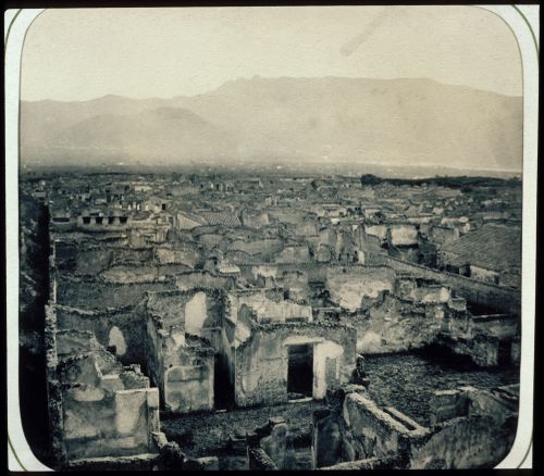 Plate from album ''Princpales Vues de Pompeii par Charles Fratacci, Naples 1864''