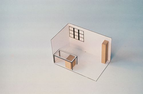 McAppy: view of a model for the interior of a portable enclosure ("Terrapin")